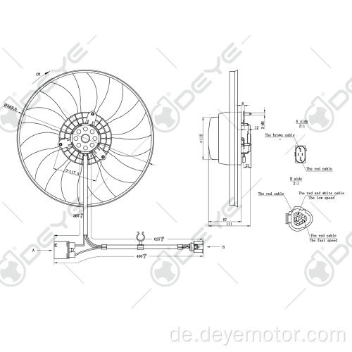 Kühlerlüfter für A3 TT A1 VW RABBIT